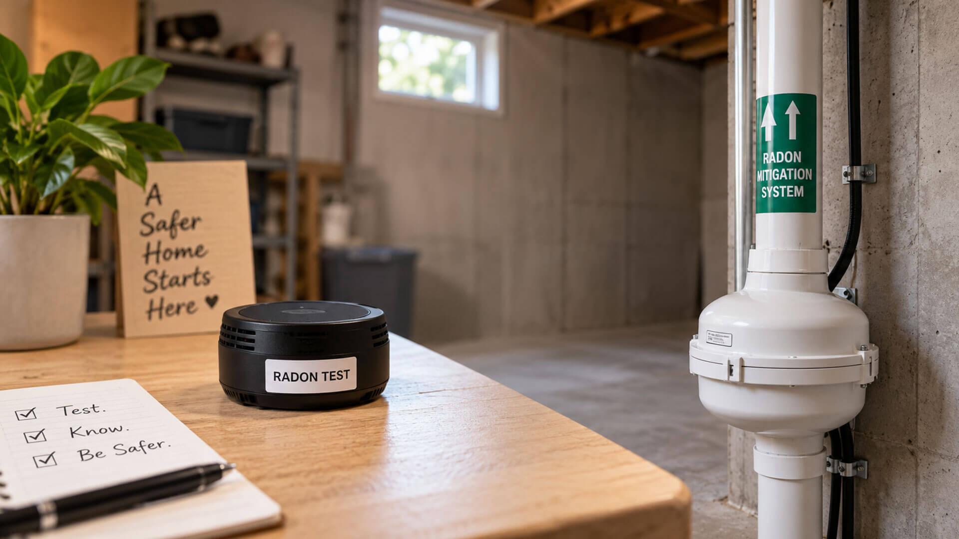 Radon Test vs. Radon Mitigation: What’s the Difference?